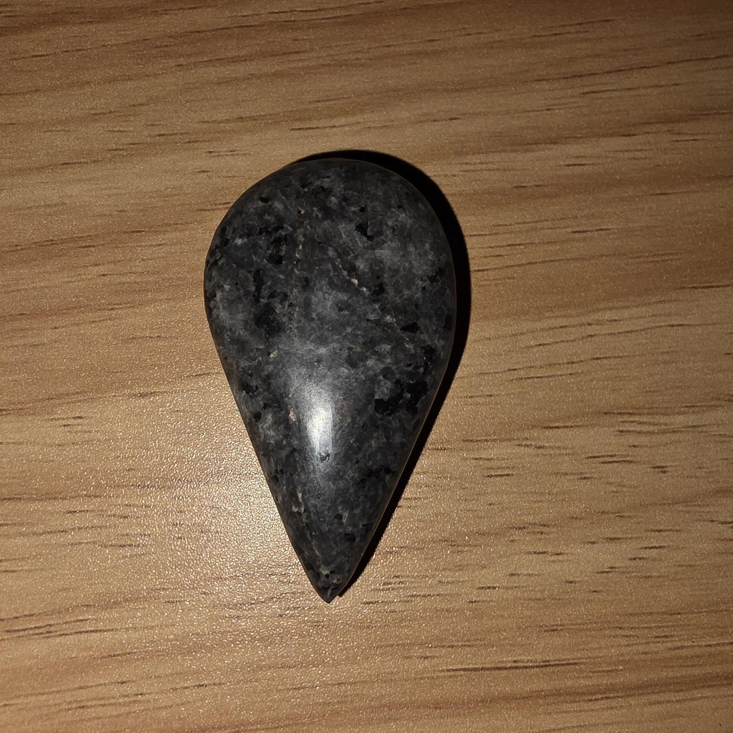 3D Teardrop Granite Cabochon