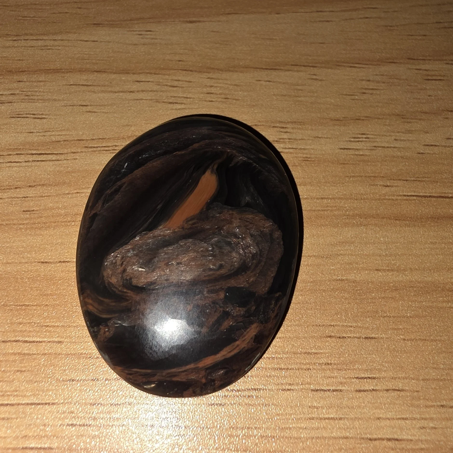 Oval Shaped Mahogany Obsidian Cabochon