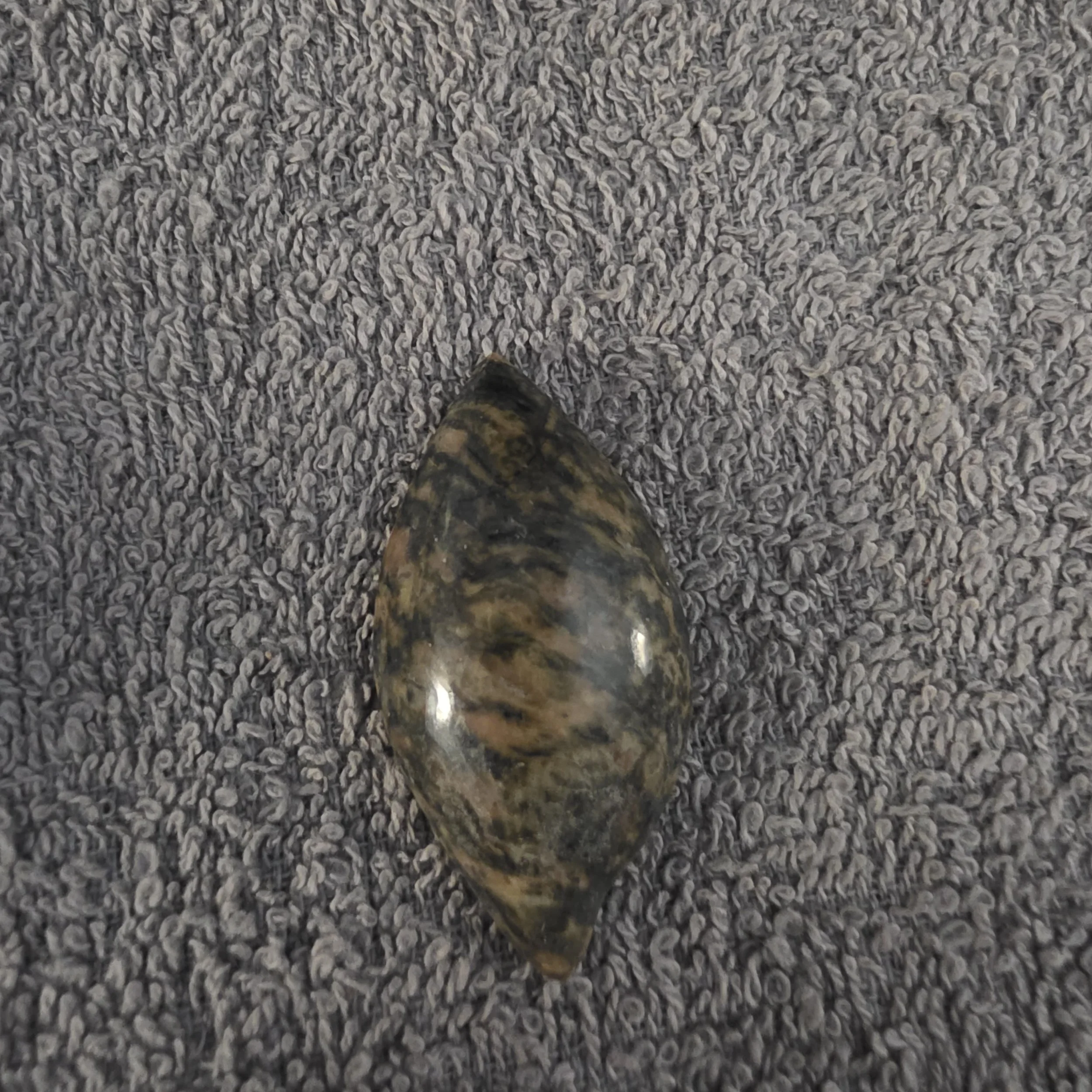 Leaf Shaped Granite Cabochon