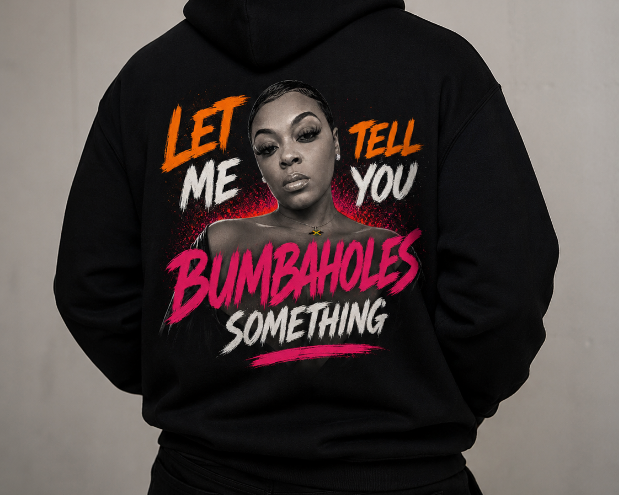 004 I Said It With My Bludclart Chest Hoodie – Signature Edition