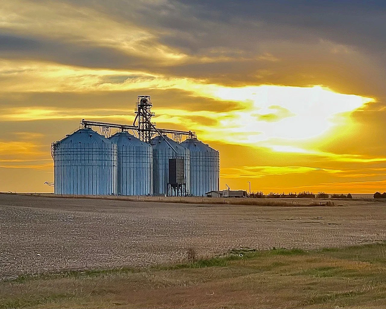 Sunset in South Dakota