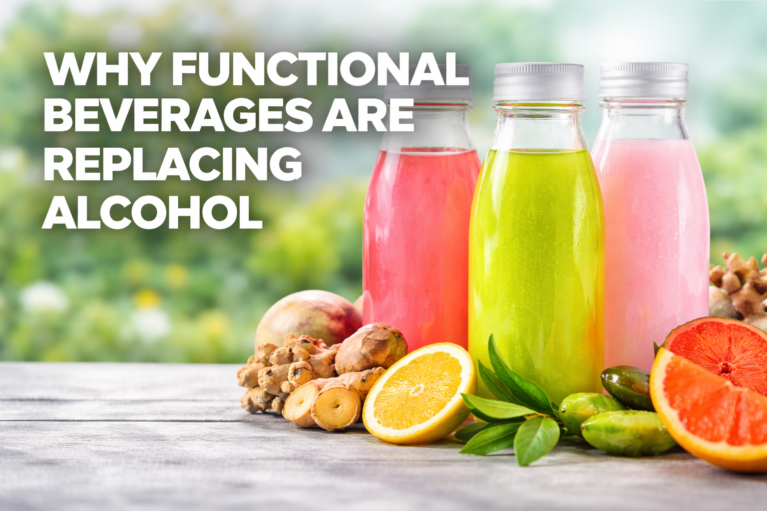 Why functional beverages are replacing alcohol