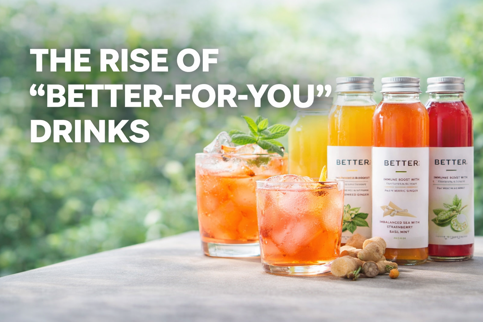 The Rise of “Better-For-You” Drinks