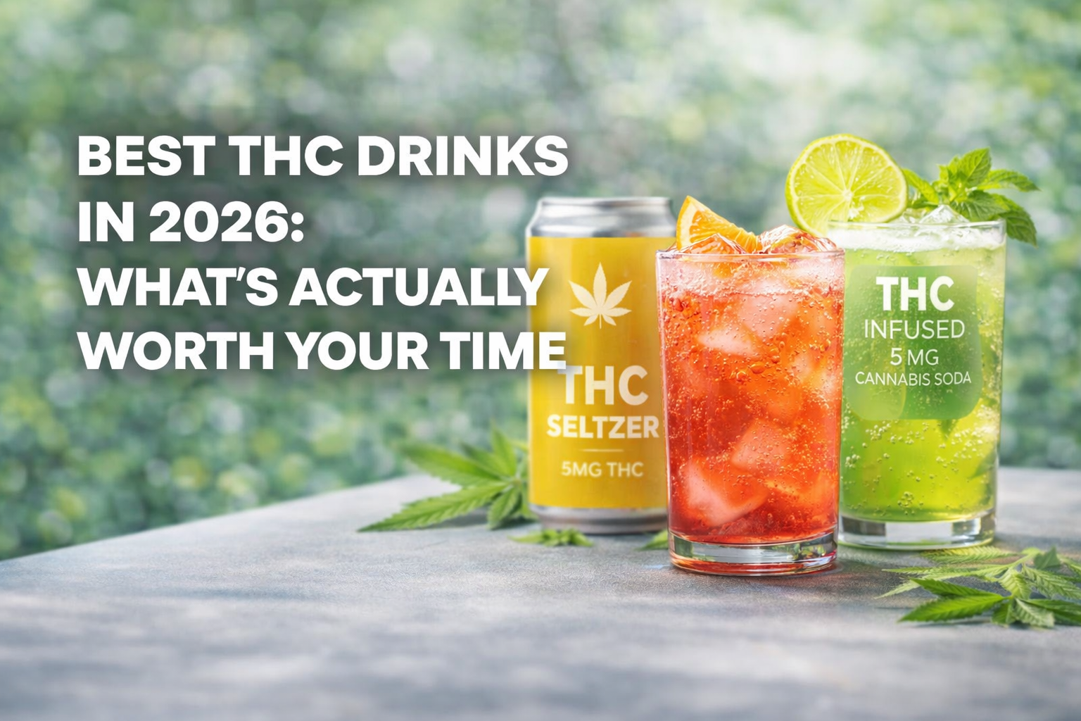 Best THC Drinks in 2026: What’s Actually Worth Your Time