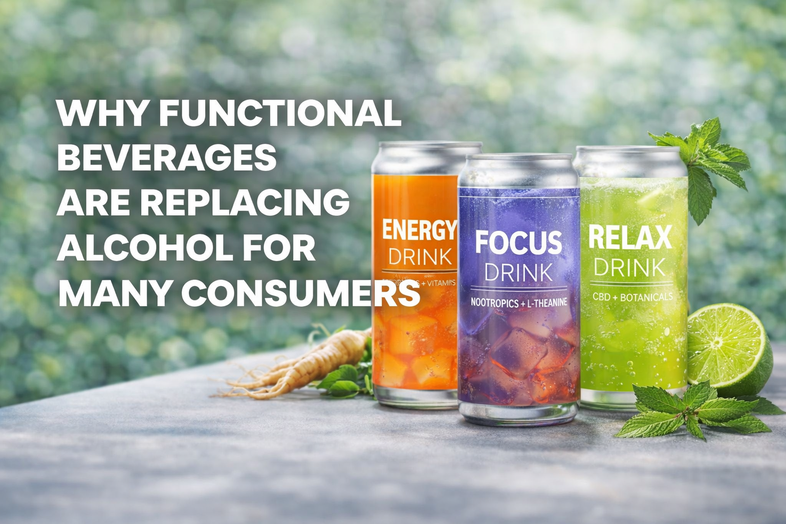 Why Functional Beverages Are Replacing Alcohol for Many Consumers