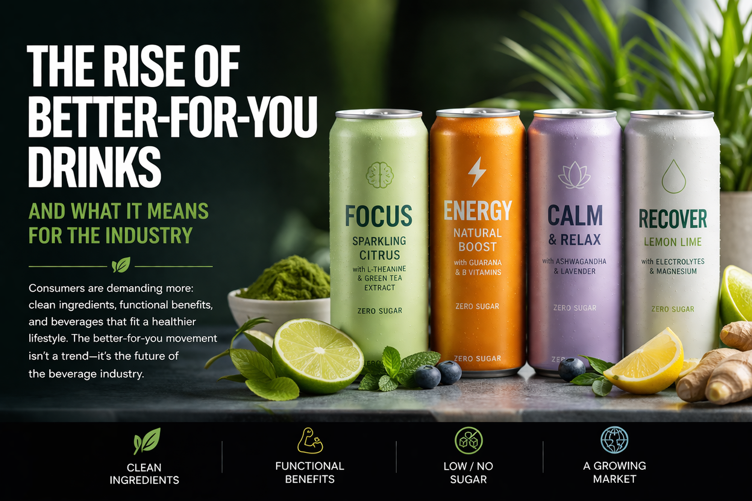 The Rise of Better-For-You Drinks and What It Means for the Industry