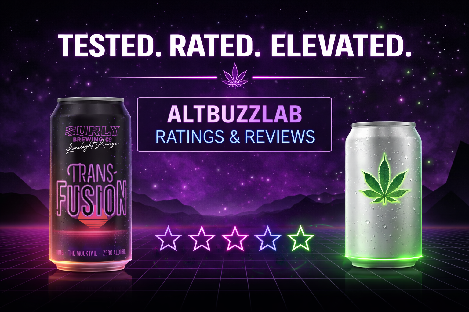 Surly Limelight lounge Transfusion THC Mocktail Review