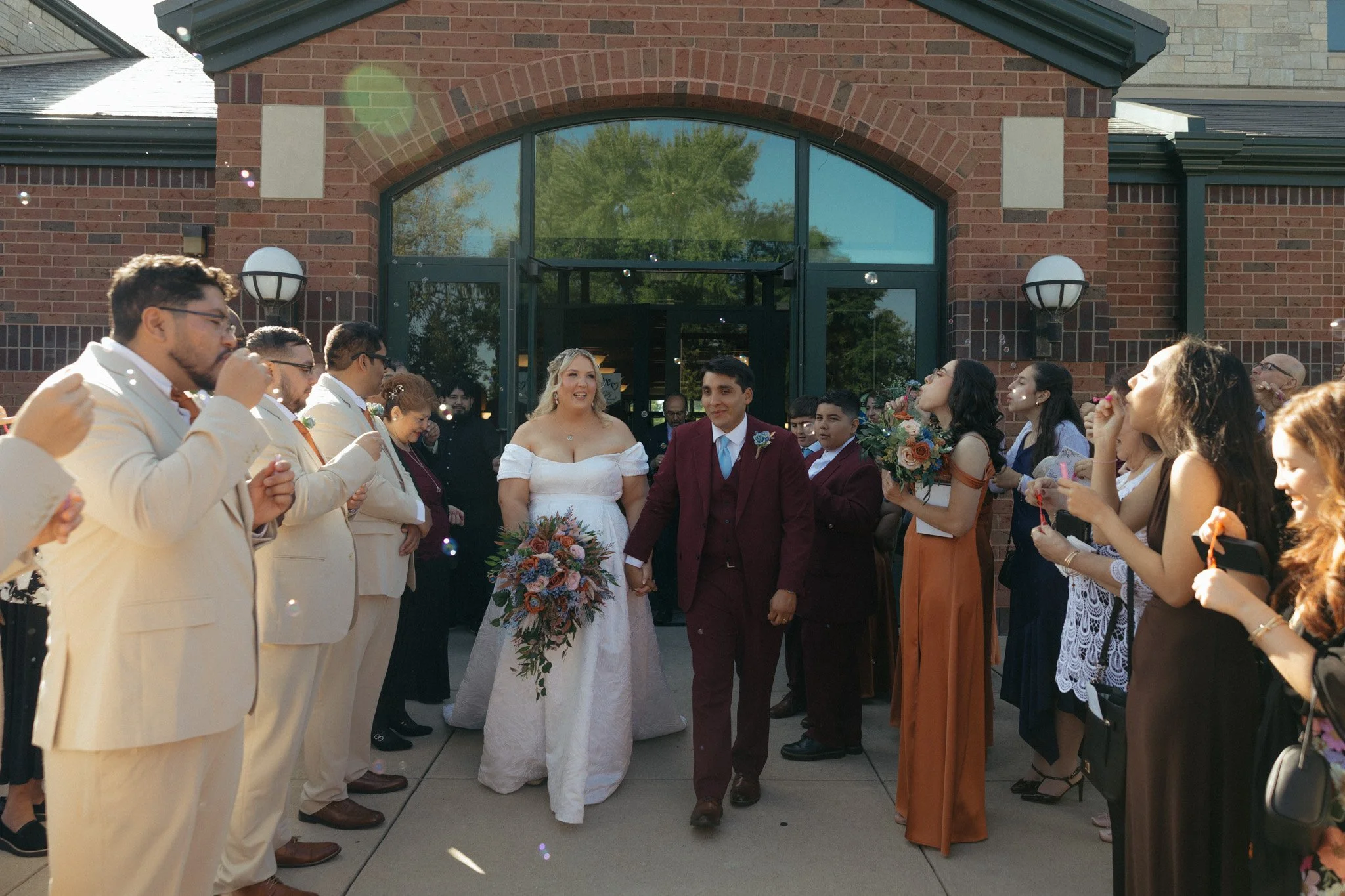 Catholic wedding ceremony at St. Michael the Archangel, Schererville IN