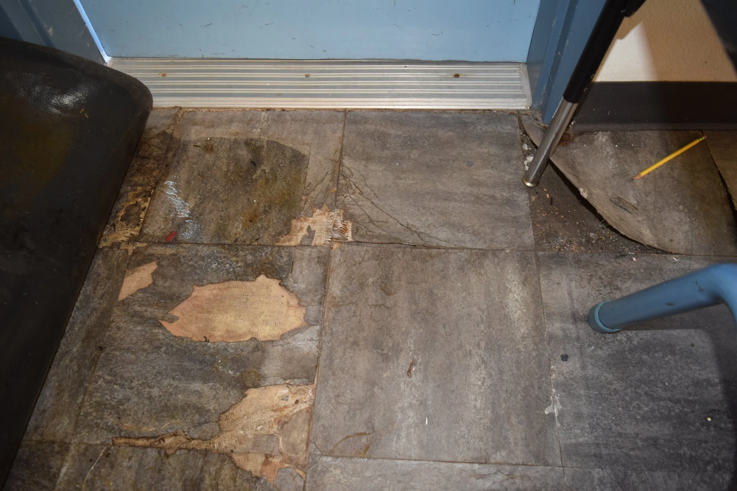 dilapidated flooring