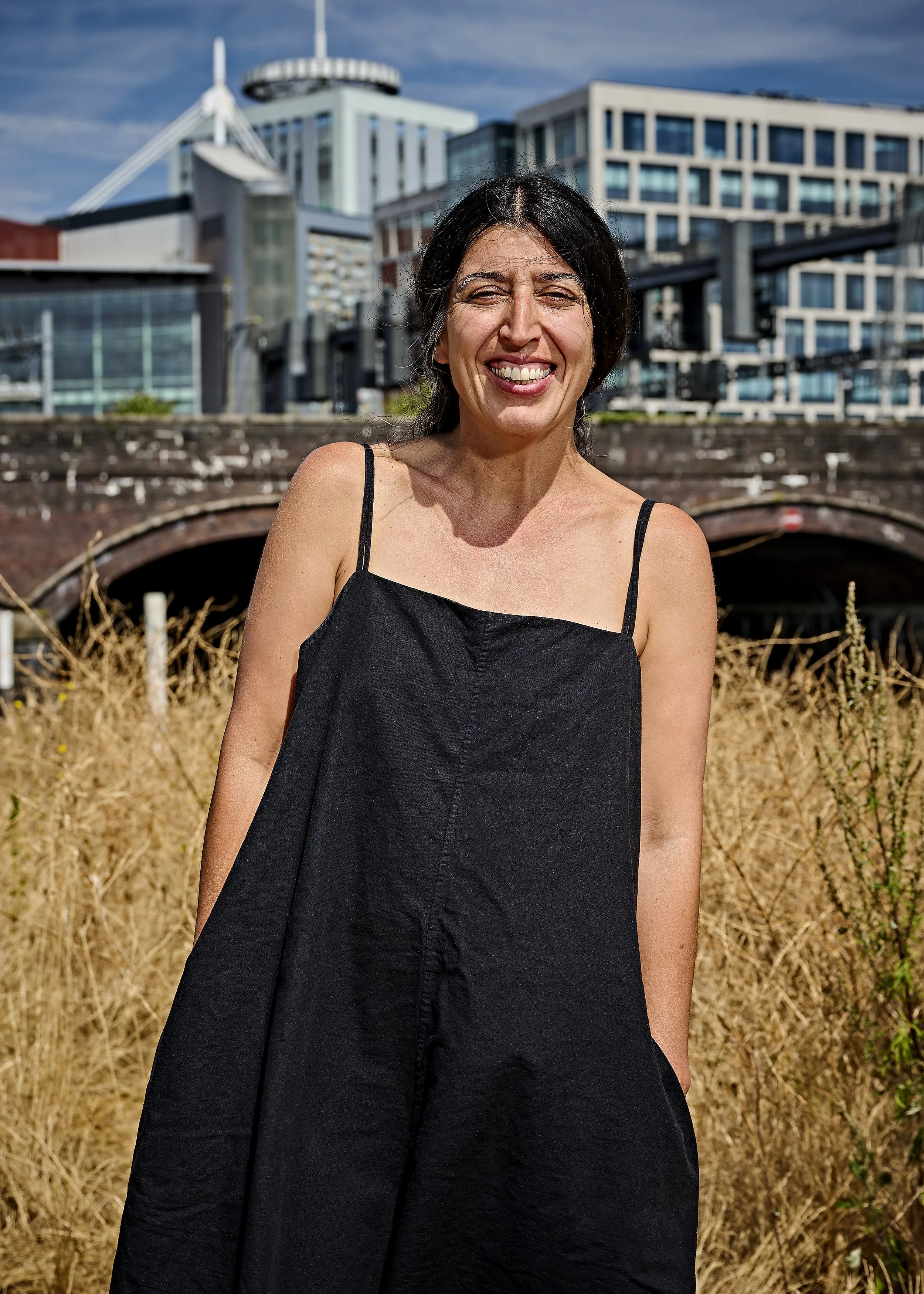 smiling image of Mathilde Lopez wearing a black dress