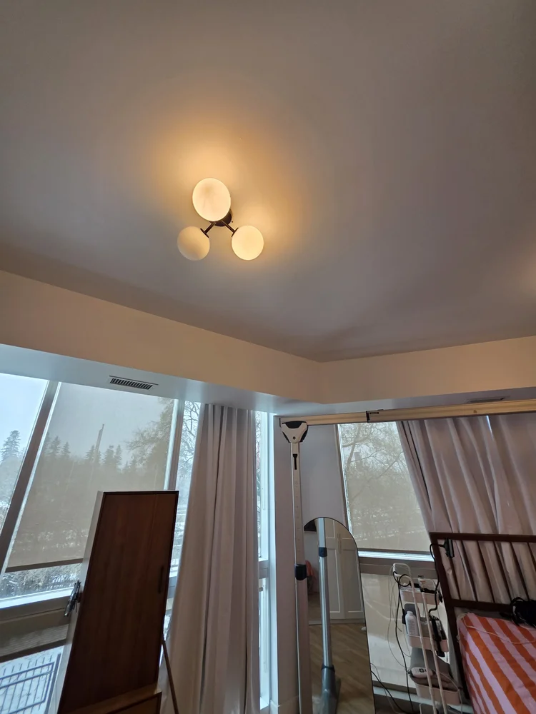 Ceiling light fixture installation Edmonton