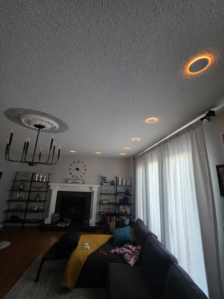 Family Room pot lights nightlight mode Edmonton