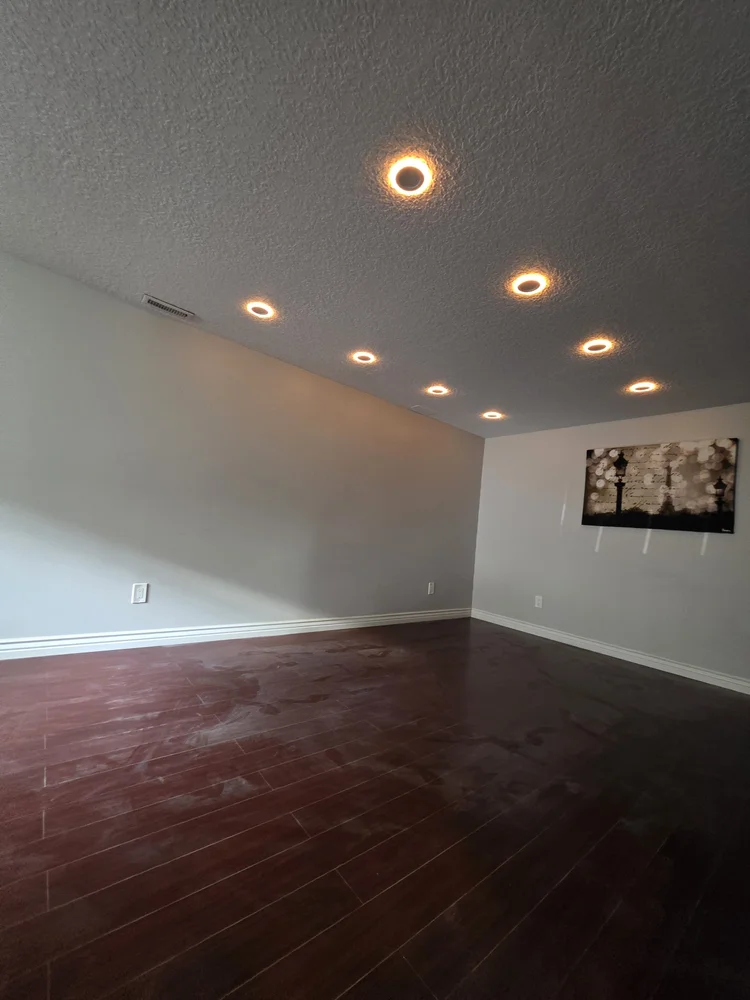 Basement nightlight pot lights Edmonton