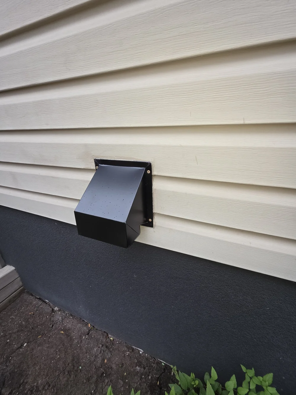 Bathroom exhaust fan exterior vent hood Edmonton