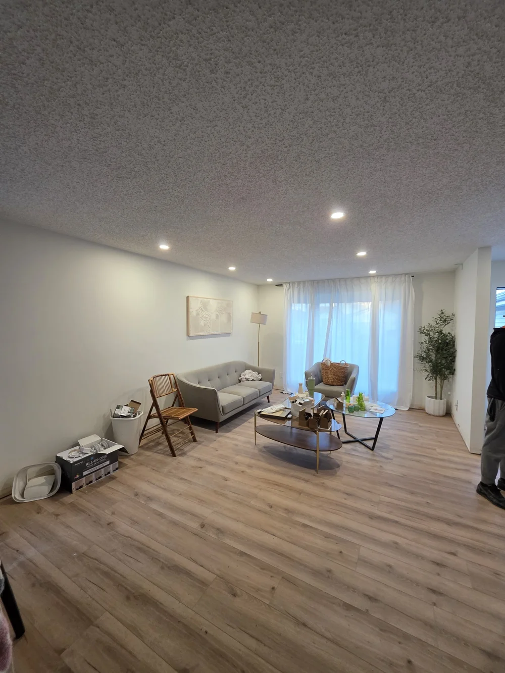 Main floor LED pot light upgrade Edmonton