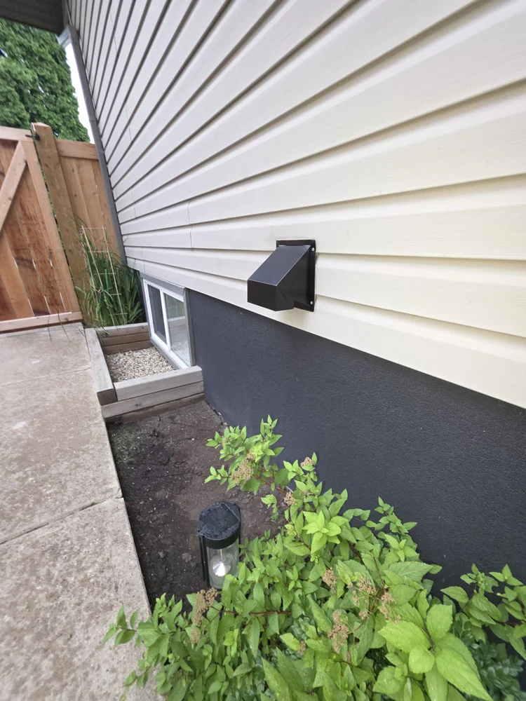 Over-the-range microwave exhaust vent installation Edmonton