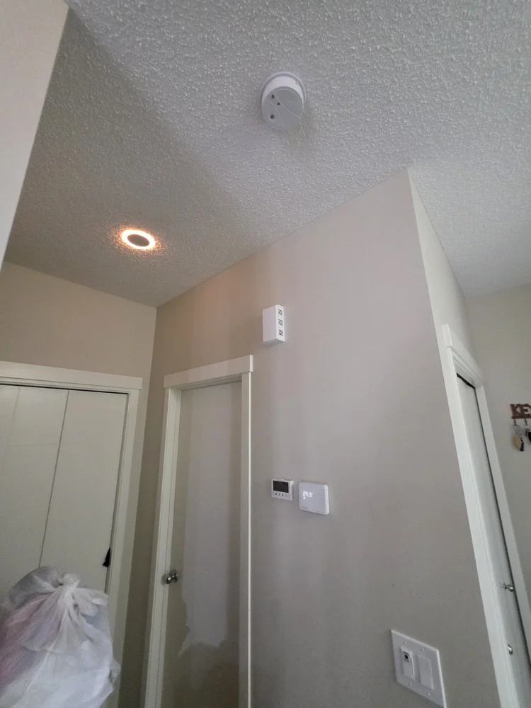 Entry hallway light installation Edmonton