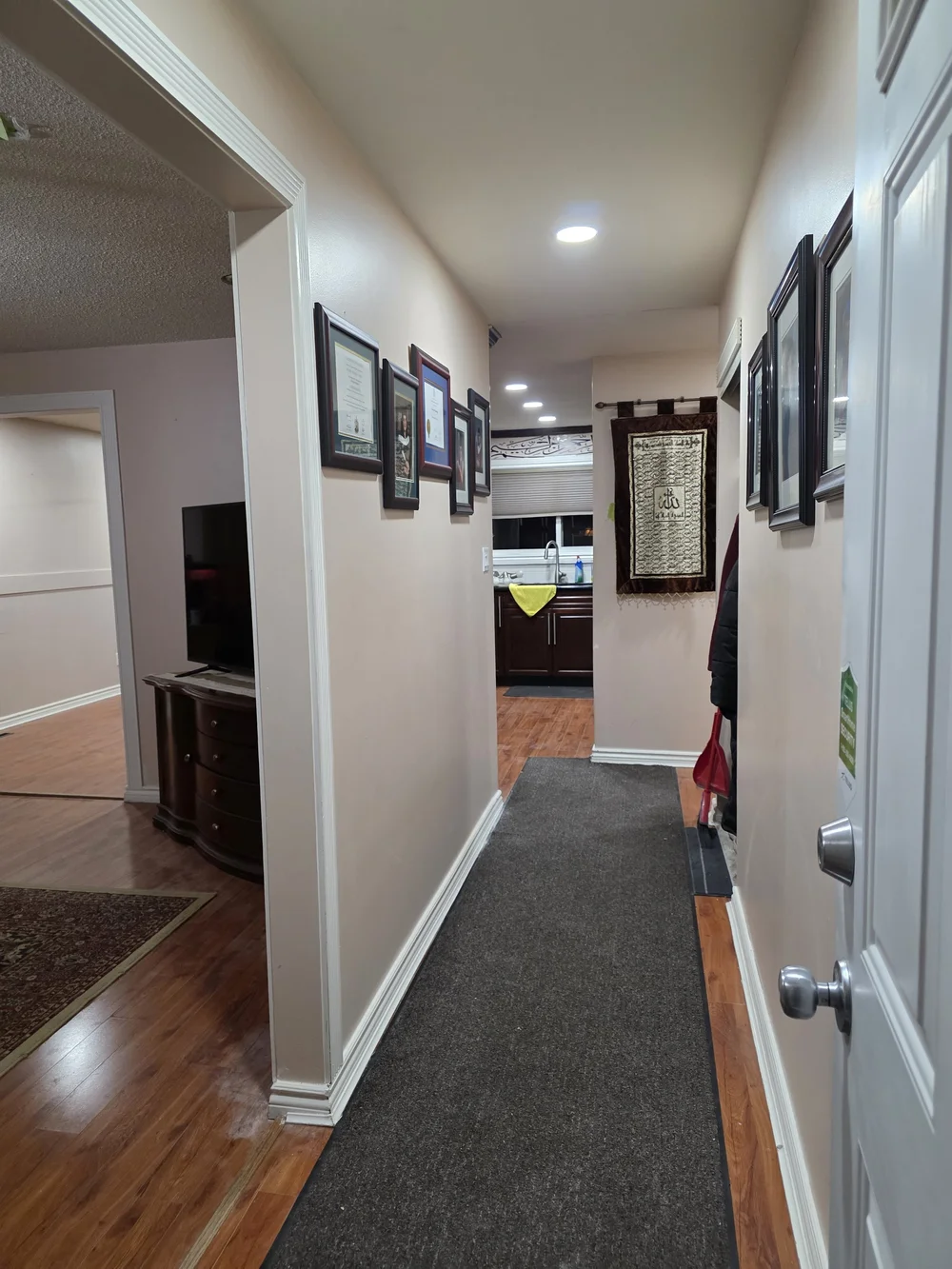Hallway pot lights by Raylum Lighting