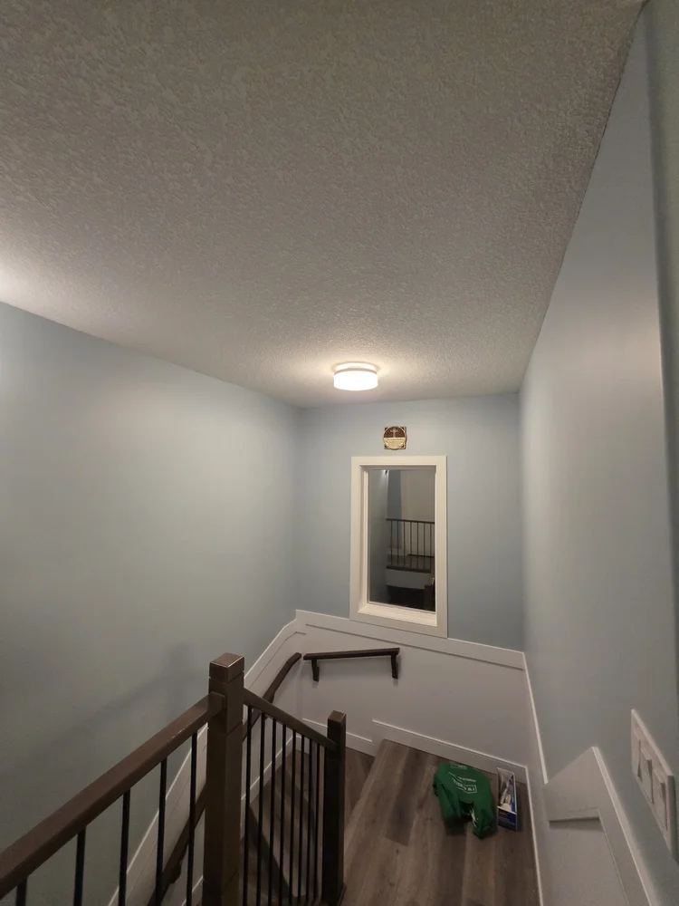 Stairwell landing ceiling light Edmonton