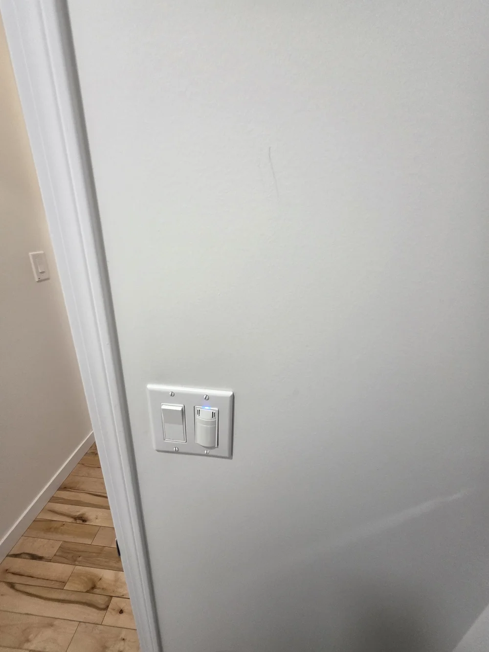 Motion sensor switch installation for exterior lighting Edmonton