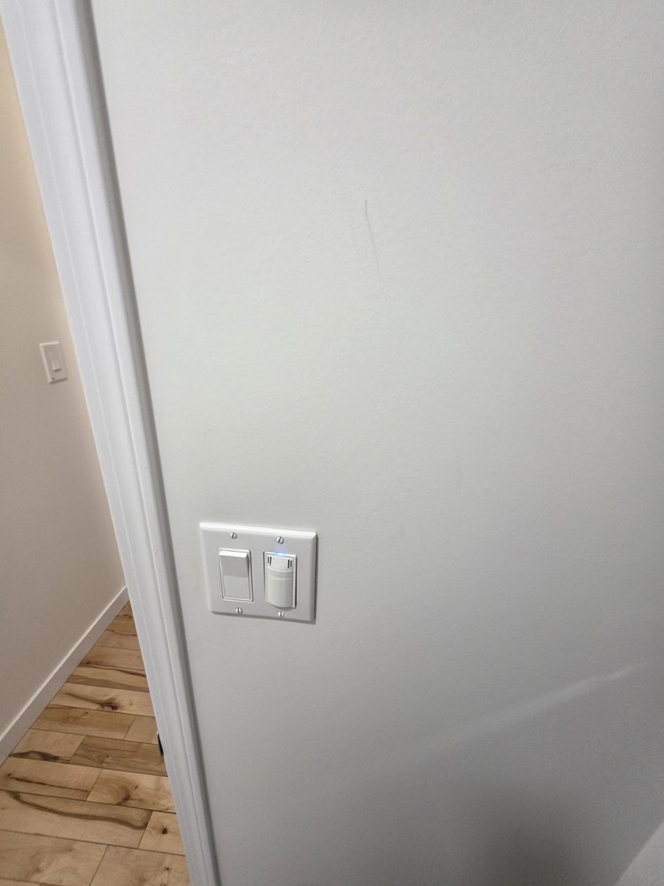 Motion sensor switch installation Edmonton