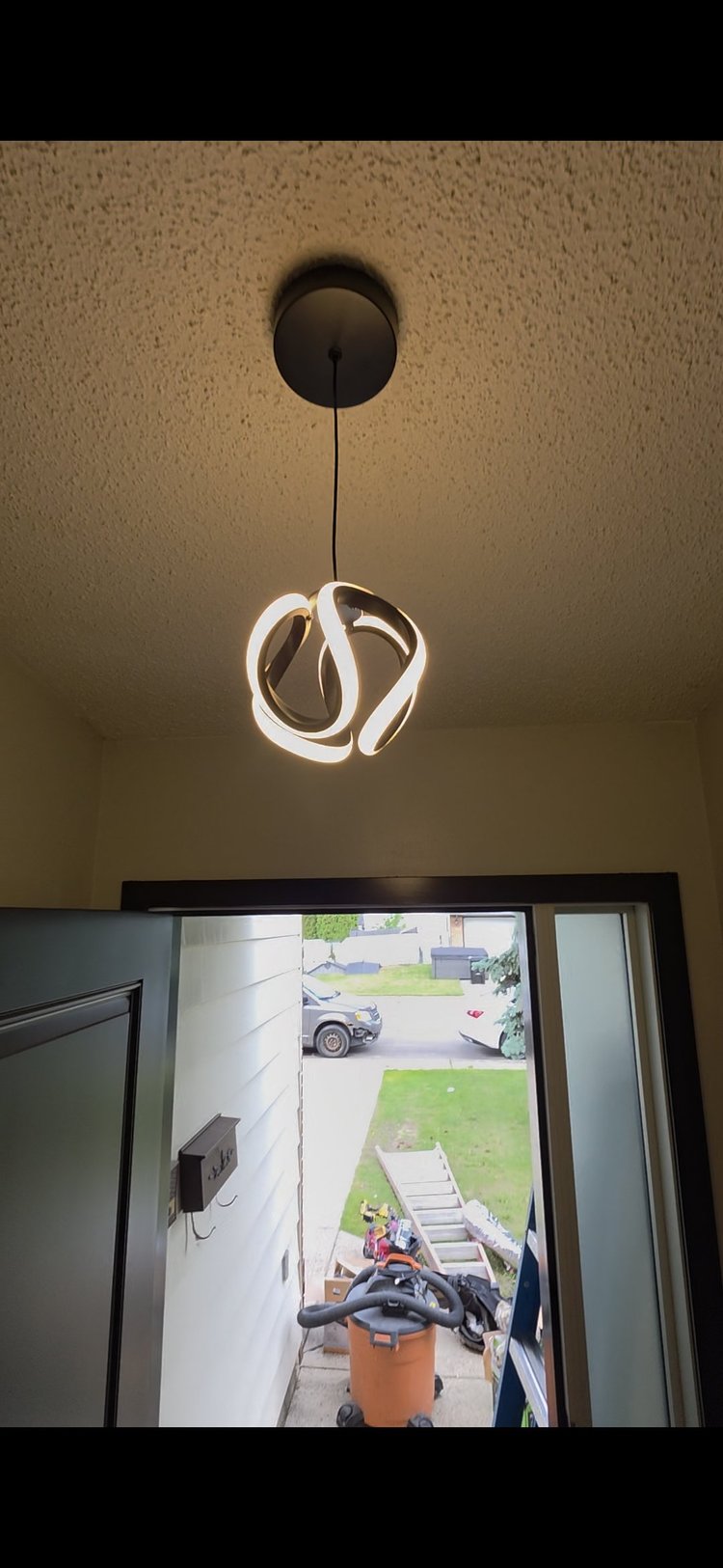 Modern entryway pendant light Edmonton