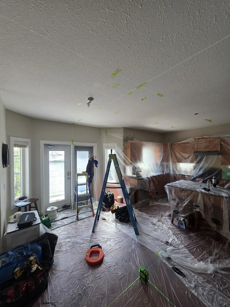 Sherwood Park Main Floor before pot light installation Edmonton