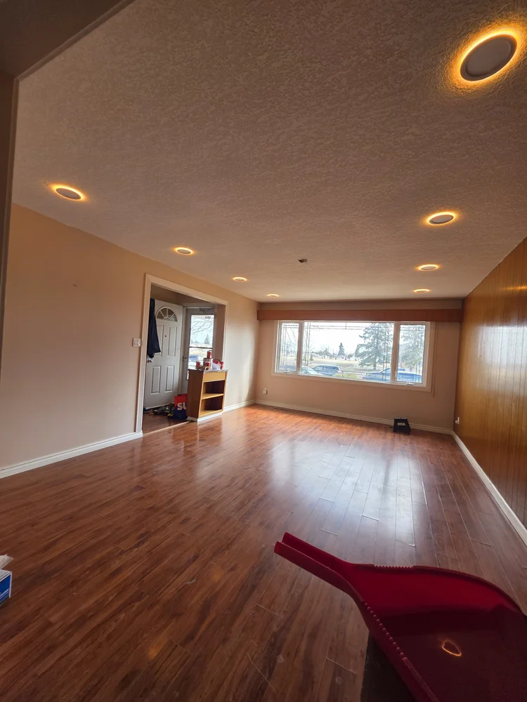 Pot light nightlight ring installed Edmonton