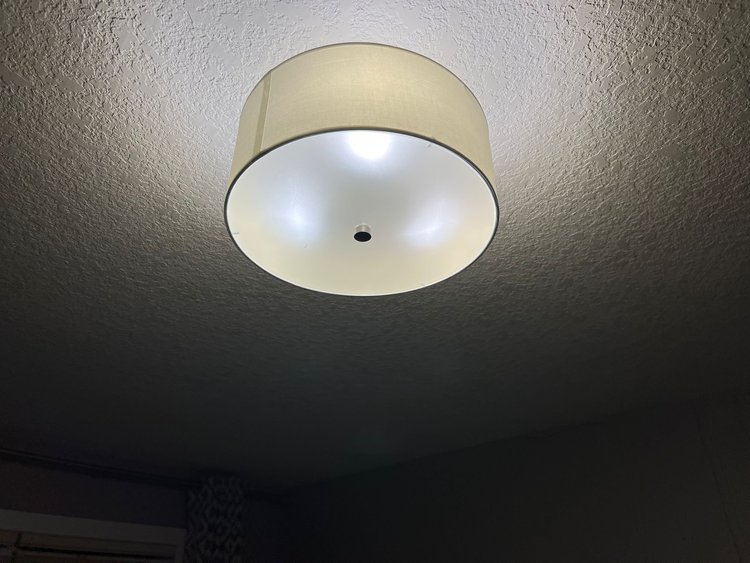Drum light fixture installation Edmonton