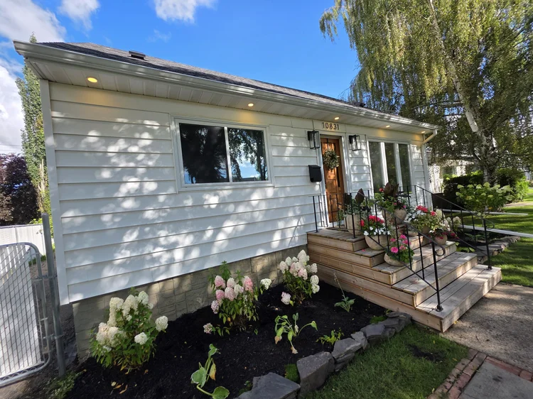 House exterior soffit lights Edmonton