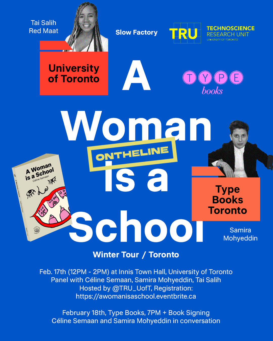 Book Launch & Panel: A Woman is a School