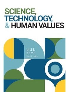 An illustration with abstract shapes and colors, featuring the text 'Science, Technology, & Human Values' and 'Jul 2025'.