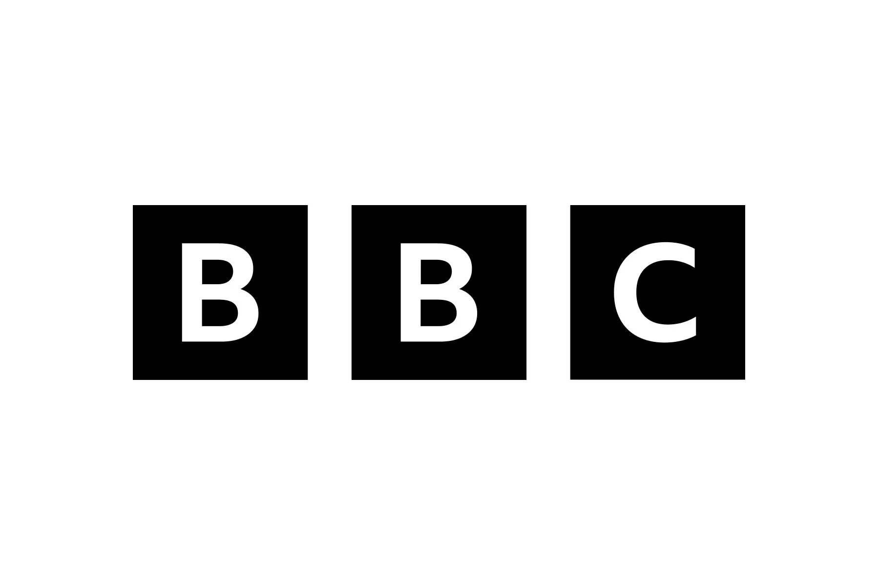 The BBC logo with three black squares, each containing a white letter B, B, and C.