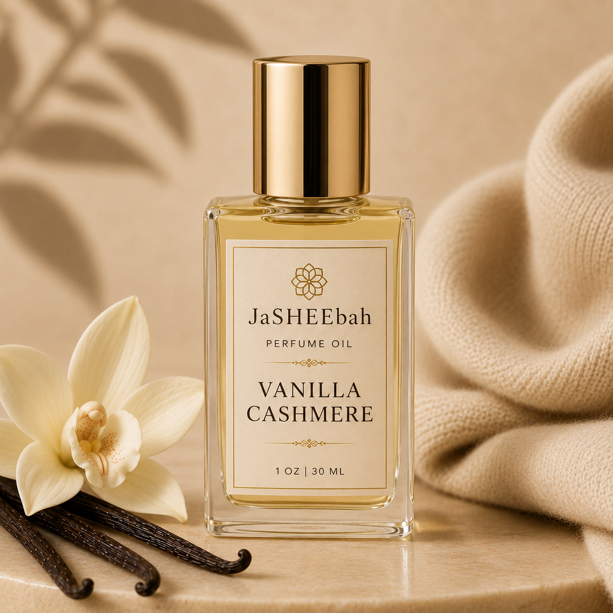 Vanilla Cashmere by JaSHEEbah  1 oz Luxury Perfume Oil
