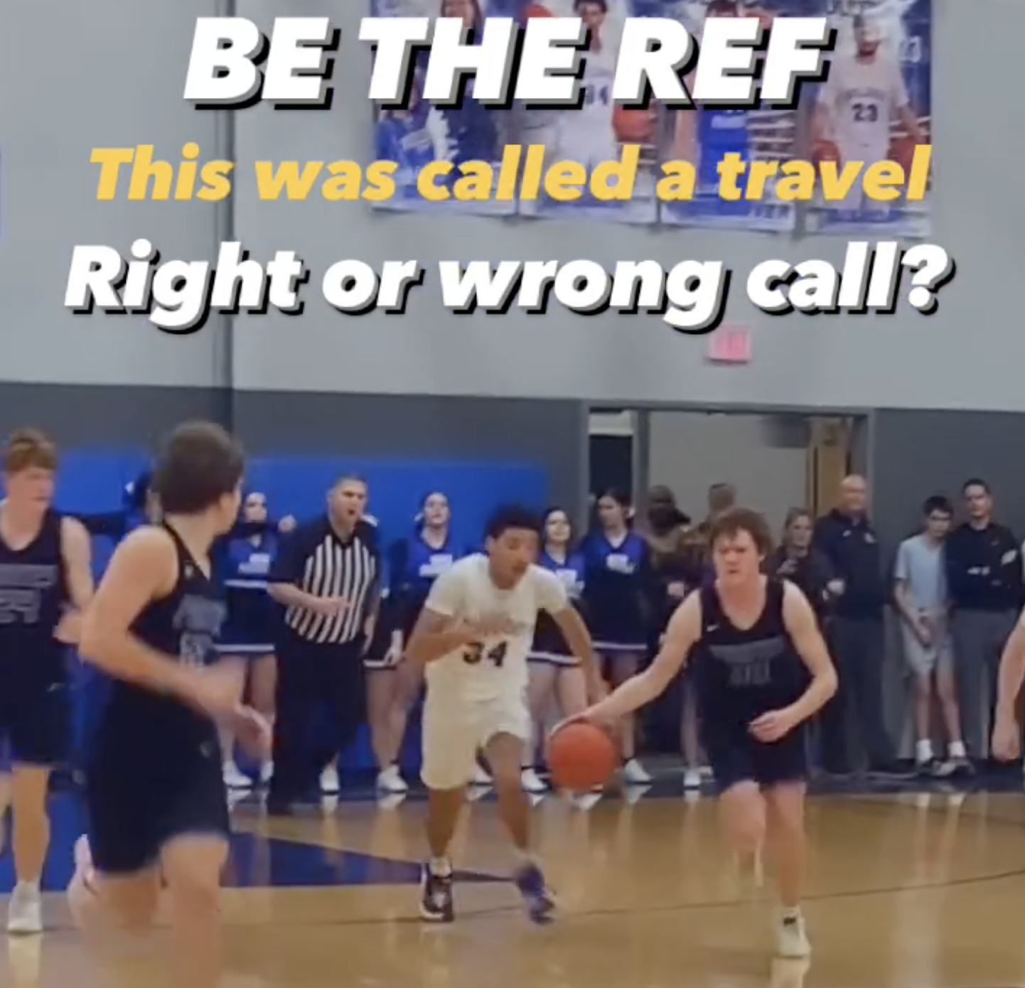 1.8M+ views. This play came at a clutch moment in a game decided by one score. Many athletes can relate to the referees making a call in such a big moment to change the game, which is possibly why the "Be The Ref" posts went so viral. Shot, edited, c