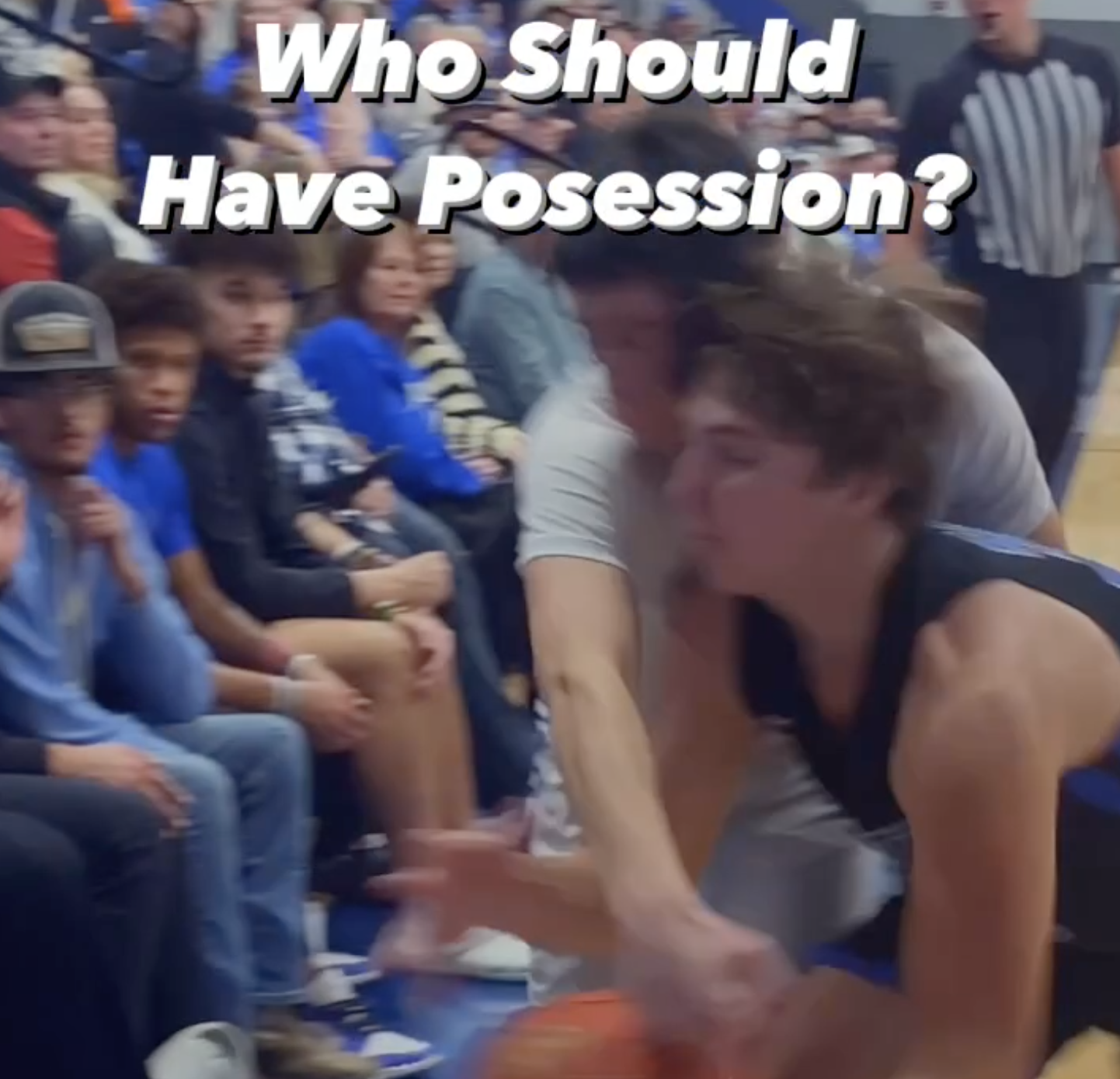 783k+ views. Tyson has continuous success posing questions like this one to the audience when there isn't an obvious answer. In this post, both players are touching the ball with a foot out of bounds. The comments argue who should have the ball after