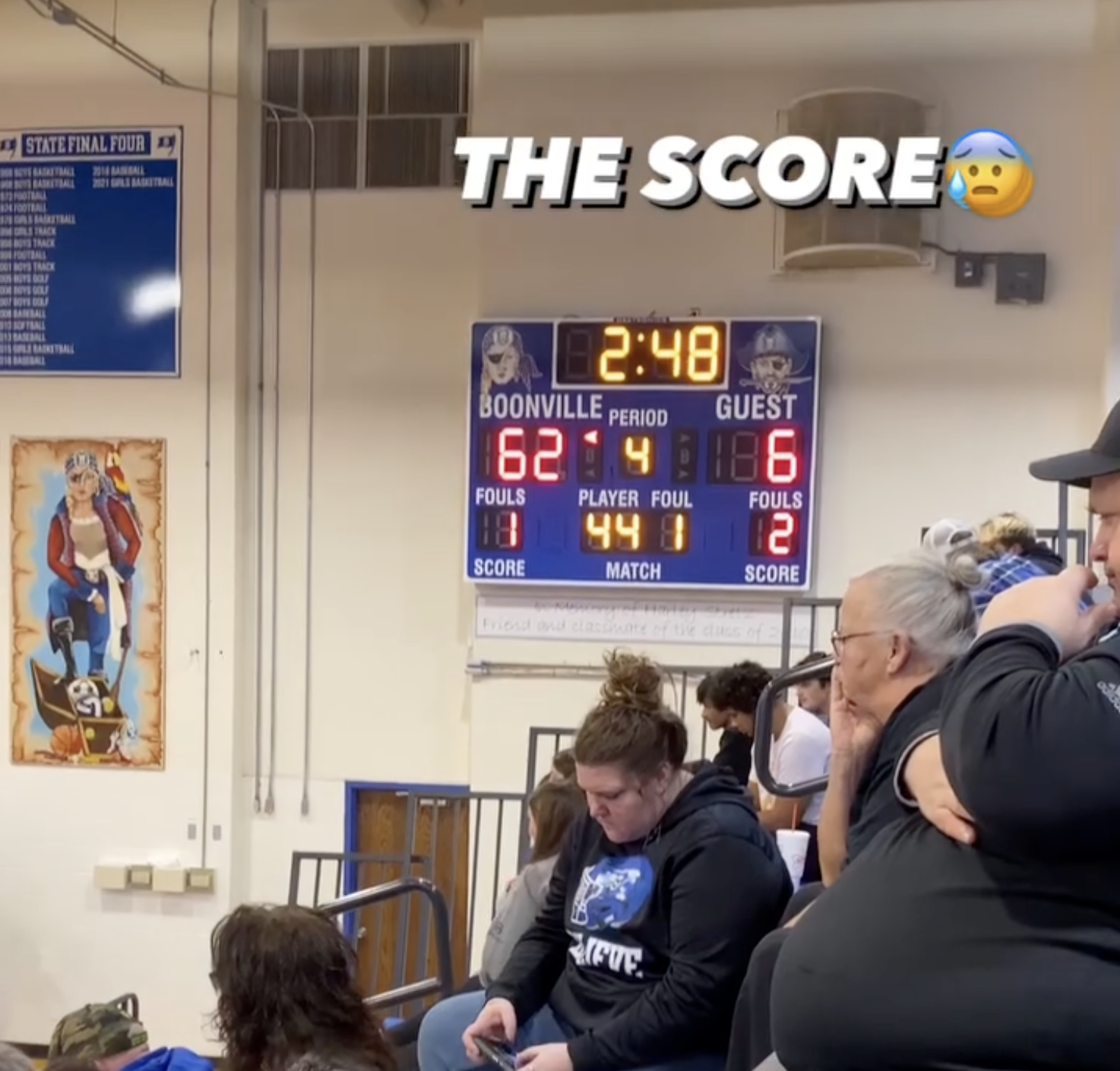 2M+ Views! While attending a Boonville Pirate basketball game as a fan, this insane score stood out to Tyson. It seems to have stood out to many viewers, who discussed the ethics of being up by this many points in a high school game. Shot, edited, ca