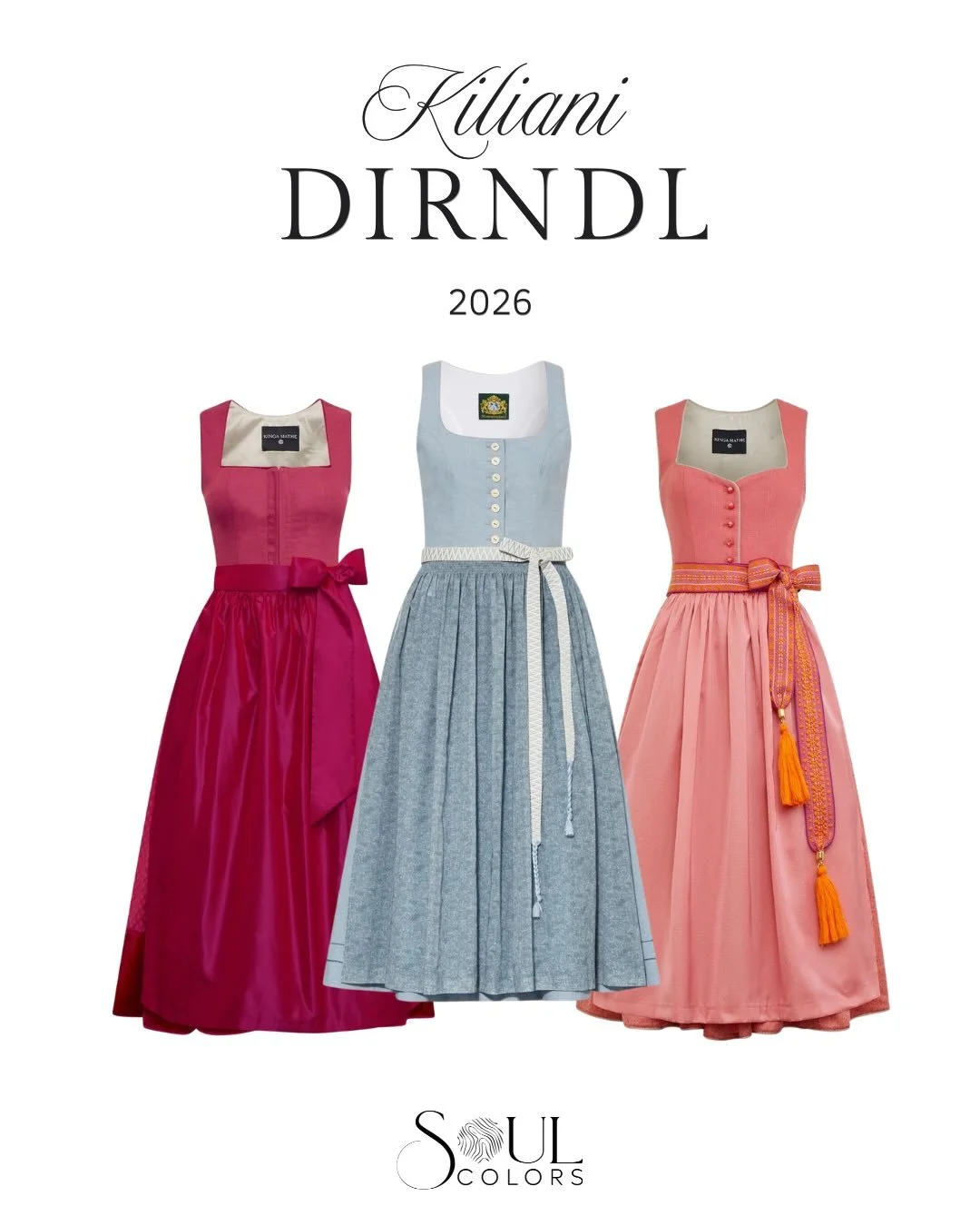 Das Riesenrad steht schon, denn in weniger als einer Woche startet das Kiliani.

Hast du dein Dirndl schon gefunden? Und vor allem: steht es dir wirklich? 🤔

Nicht jede Farbe schmeichelt jeder Haut gleich. Das richtige Dirndl ist nicht das, das am B