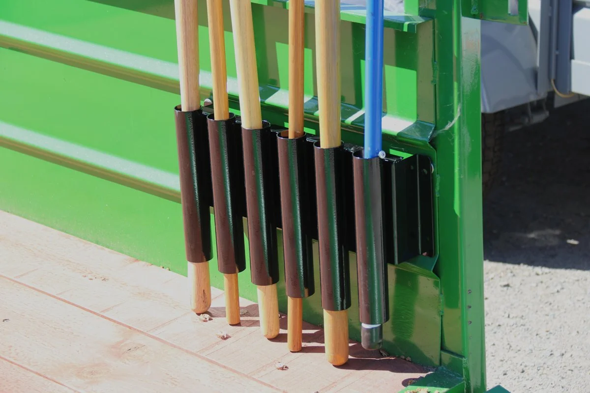 Image of Tool Tamer product, offset mount version works perfectly for non-flat trailer sides.