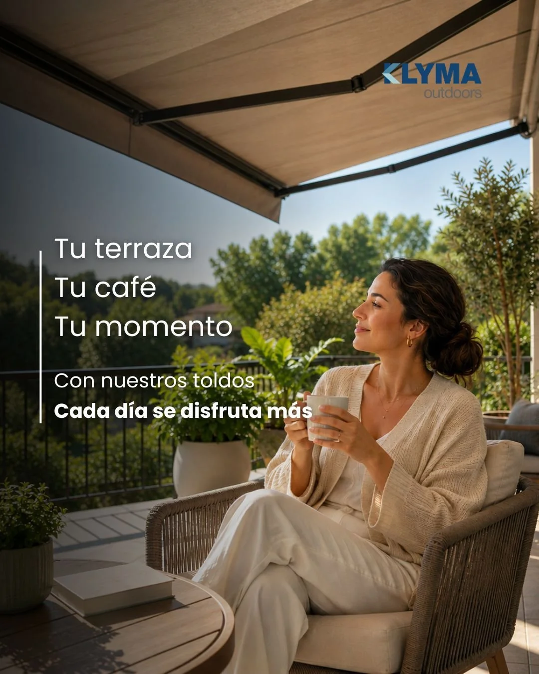 Hay espacios que se convierten en parte de tu rutina favorita. ☀️☕

Un caf&eacute; en la terraza, una conversaci&oacute;n tranquila o simplemente un momento para desconectar. Con nuestros toldos retr&aacute;ctiles, disfrutas de tus espacios exteriore