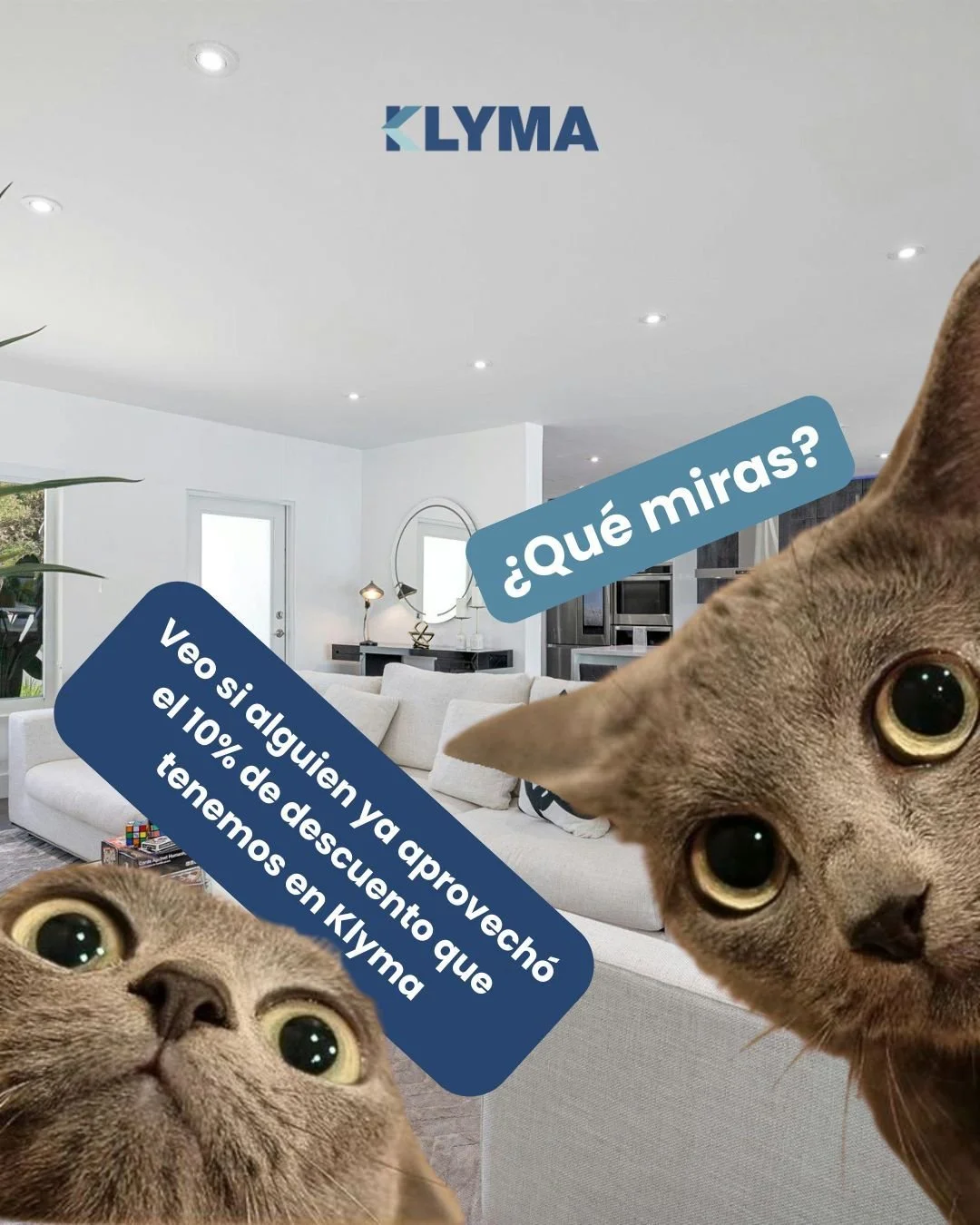 👀 Cuando ves que otros ya aprovechan el 10% OFF de KLYMA&hellip; y t&uacute; todav&iacute;a lo est&aacute;s pensando.

Este es tu recordatorio amistoso de que el momento perfecto para transformar tu hogar es ahora. ✨

✔ Cortinas modernas
✔ Automatiz