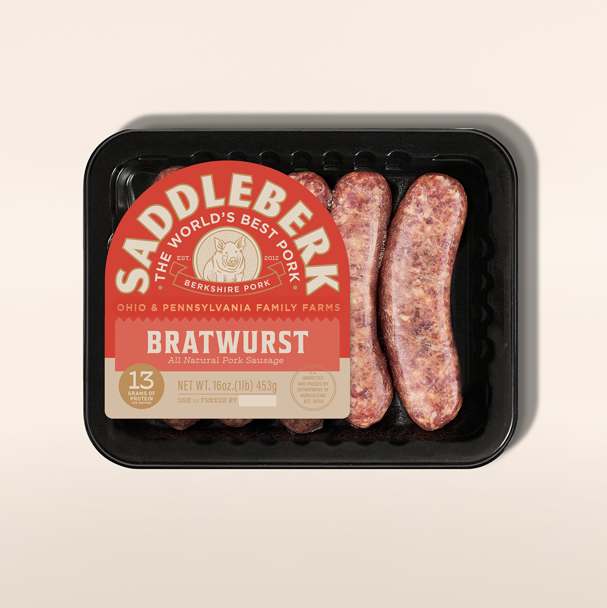 Saddleberk Bratwurst Sausage
