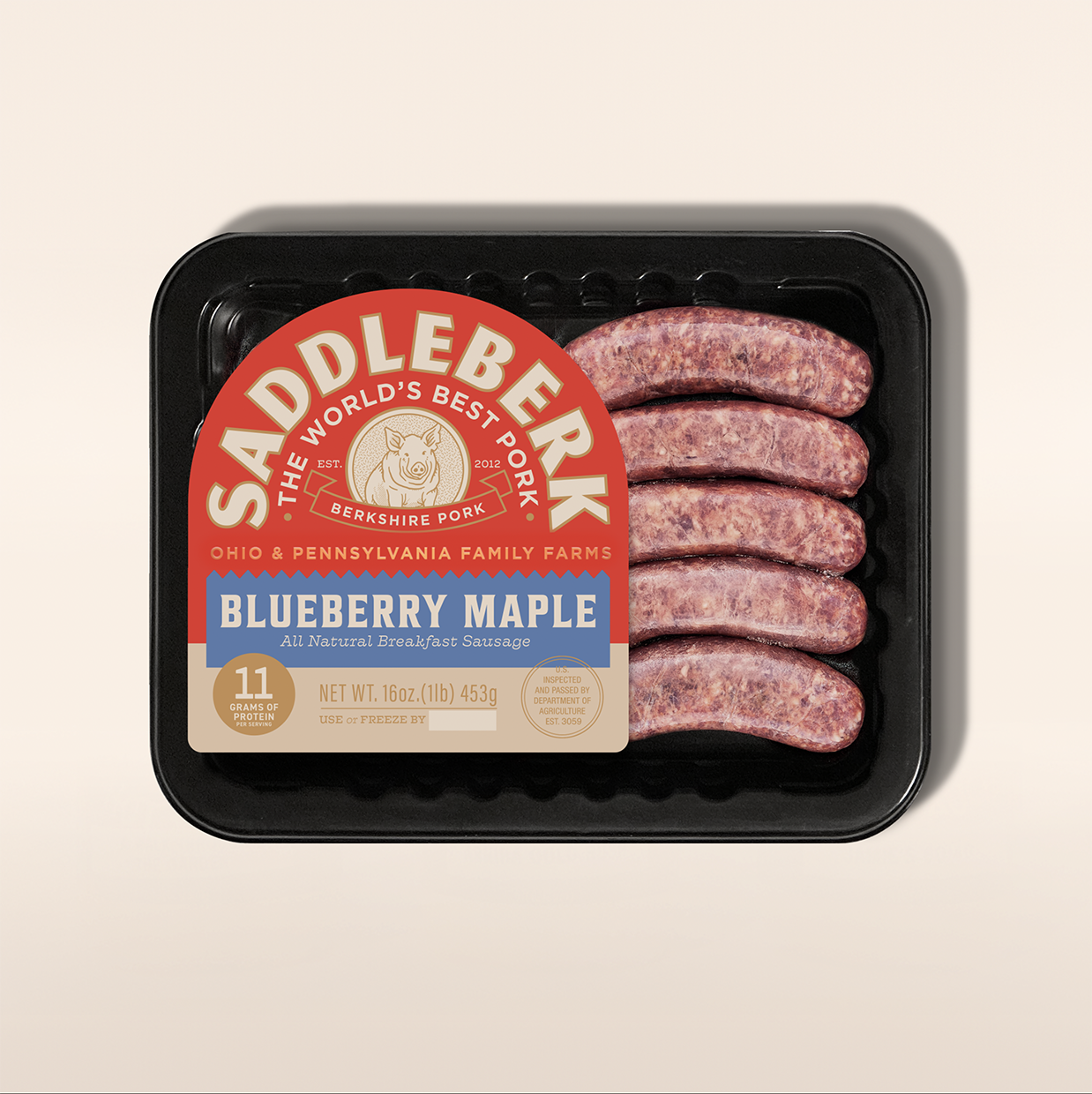 Saddleberk Blueberry Maple Sausage