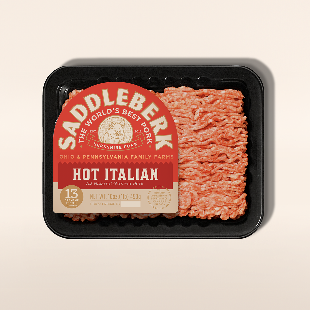 Saddleberk Hot Italian Ground Sausage