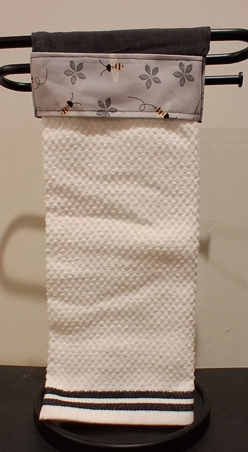 Bee Themed Hanging Dish Towel