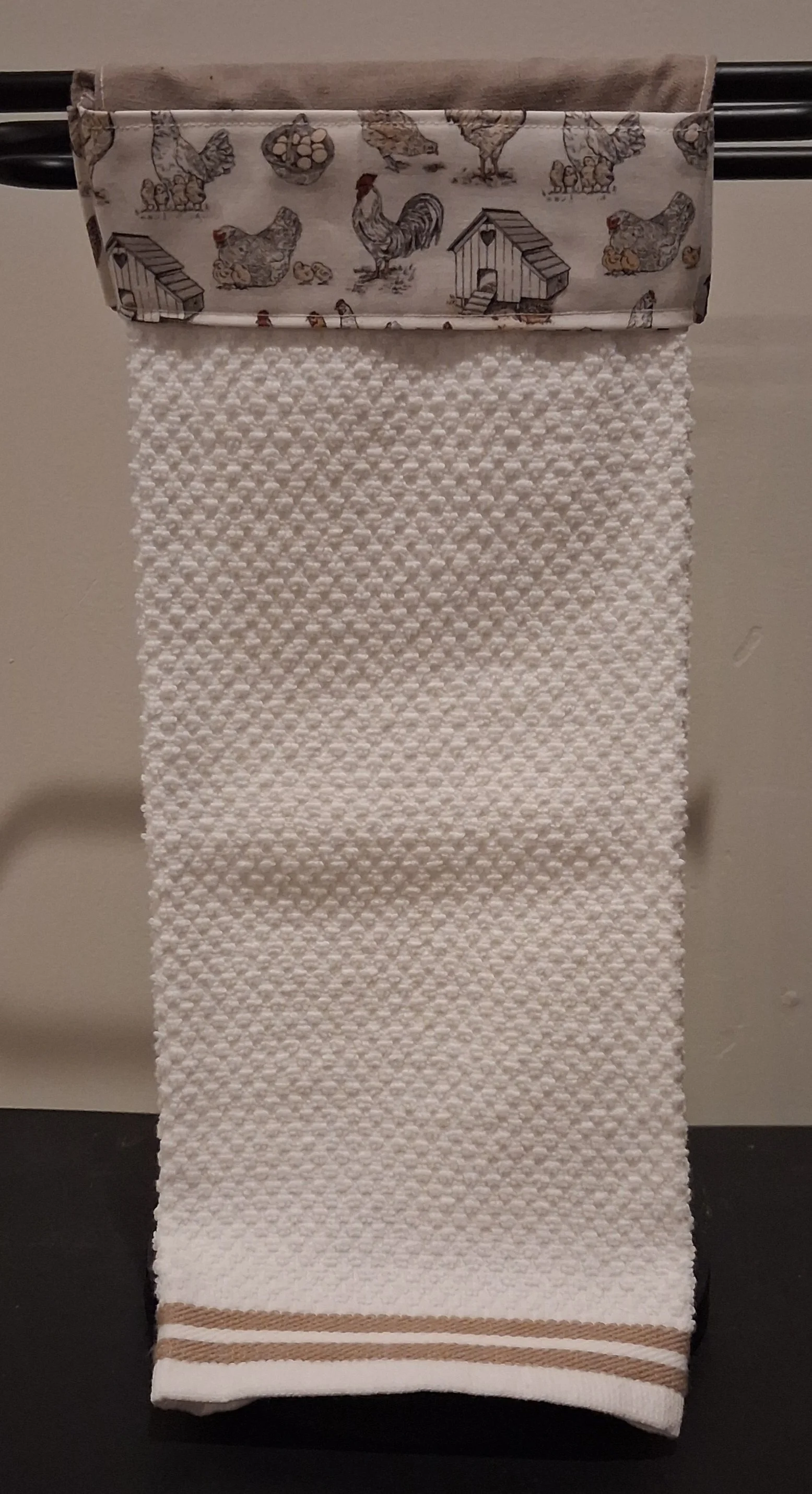 Chicken Themed Hanging Dish Towel