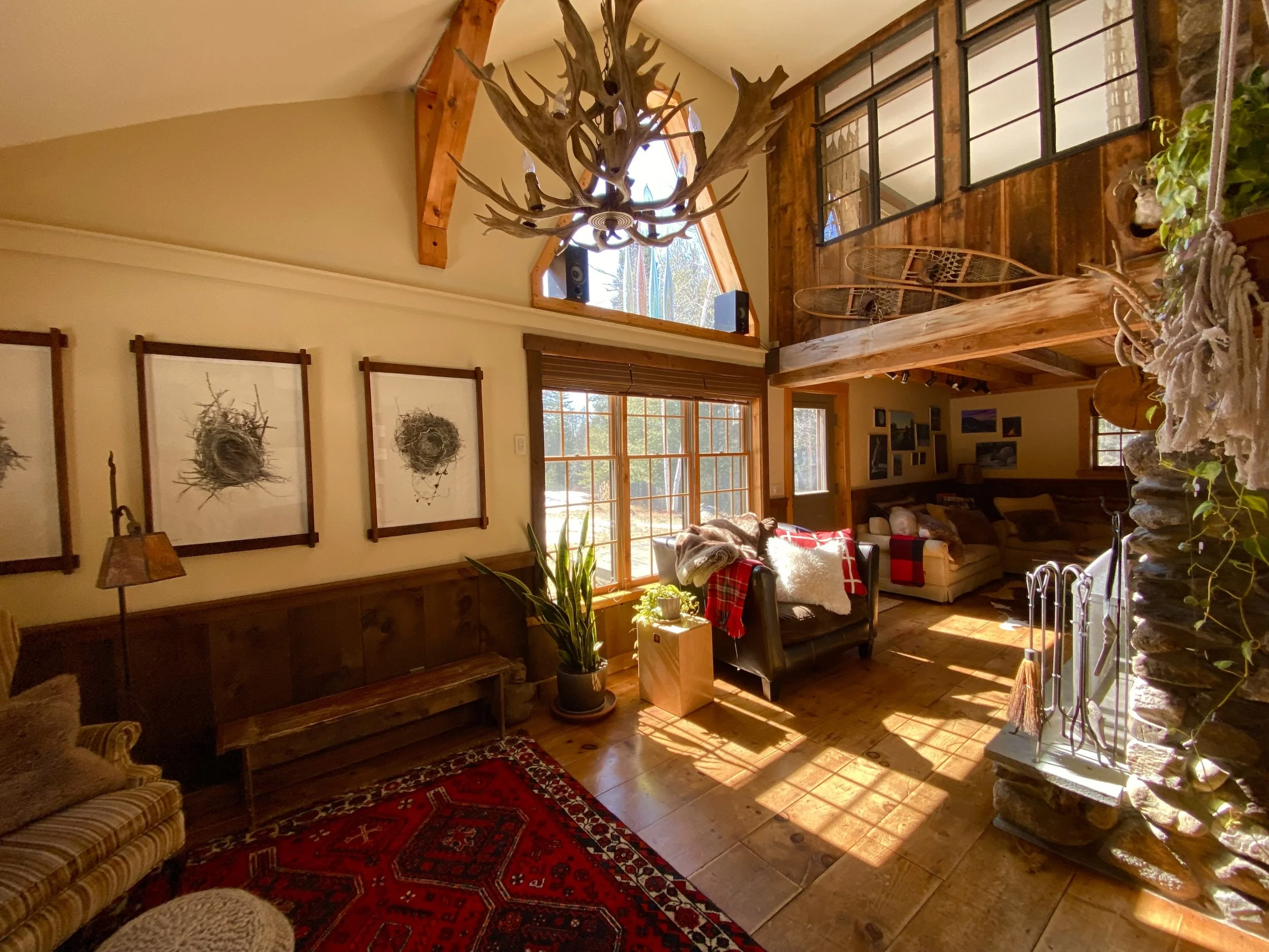Where the living room stretches into the landscape.