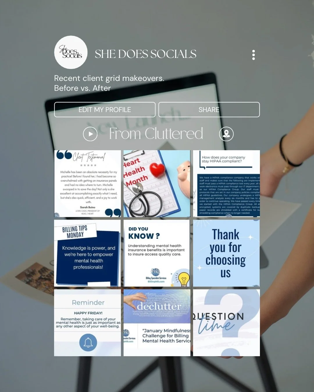 A little before &amp; after moment.

Same brand, just with more clarity, consistency, and a more sustainable approach to content.

Discovery call link in bio 🤍
#socialmediaagency #socialmediamanagement #socialmediamarketing #chicagomarketingagency #