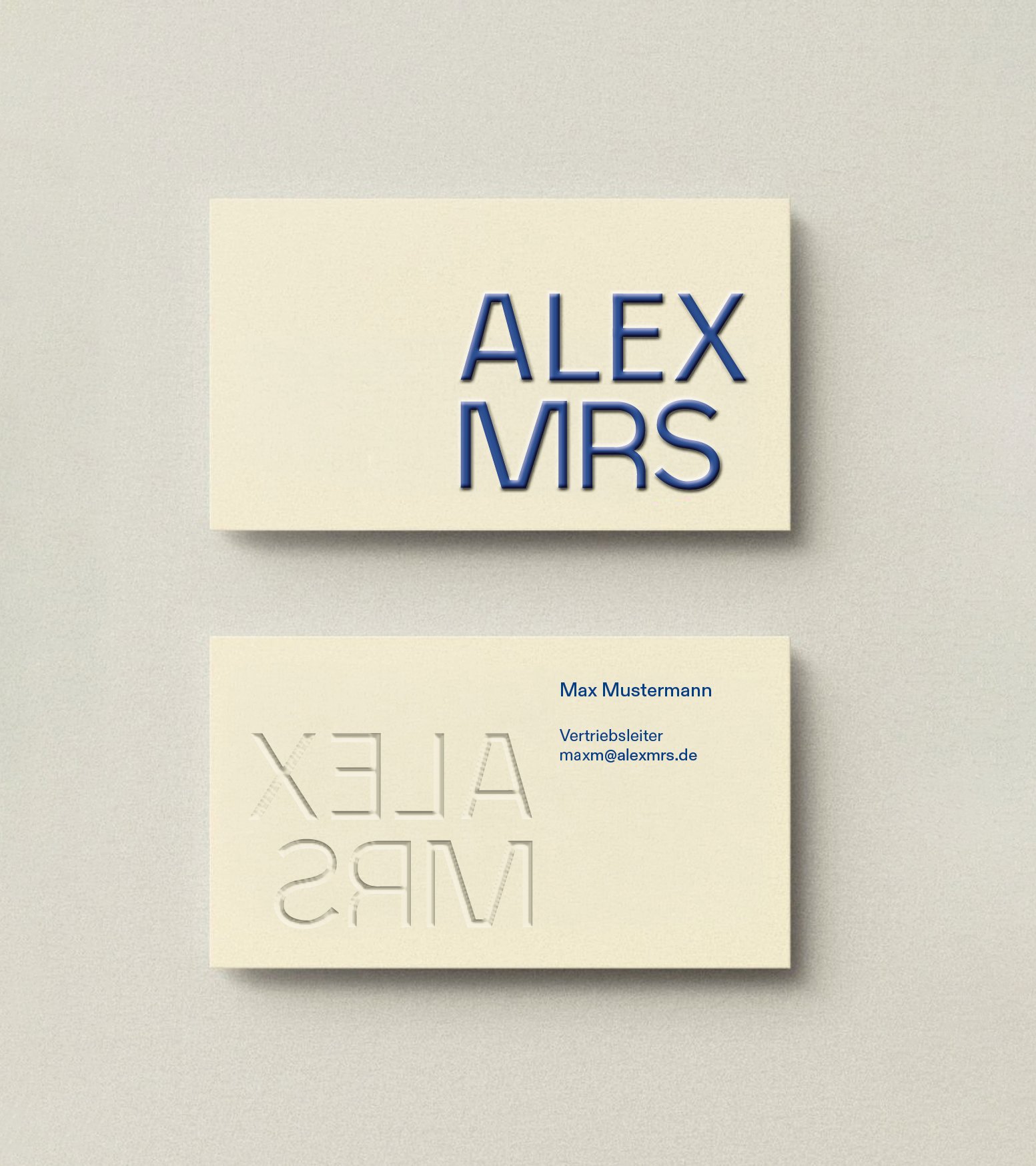 Branding und Corporate Identity für modulares Möbelsystem Alex MRS mit Logo Design, Visitenkarten, Broschüre, Marketingmaterialien und Interior-Konzept