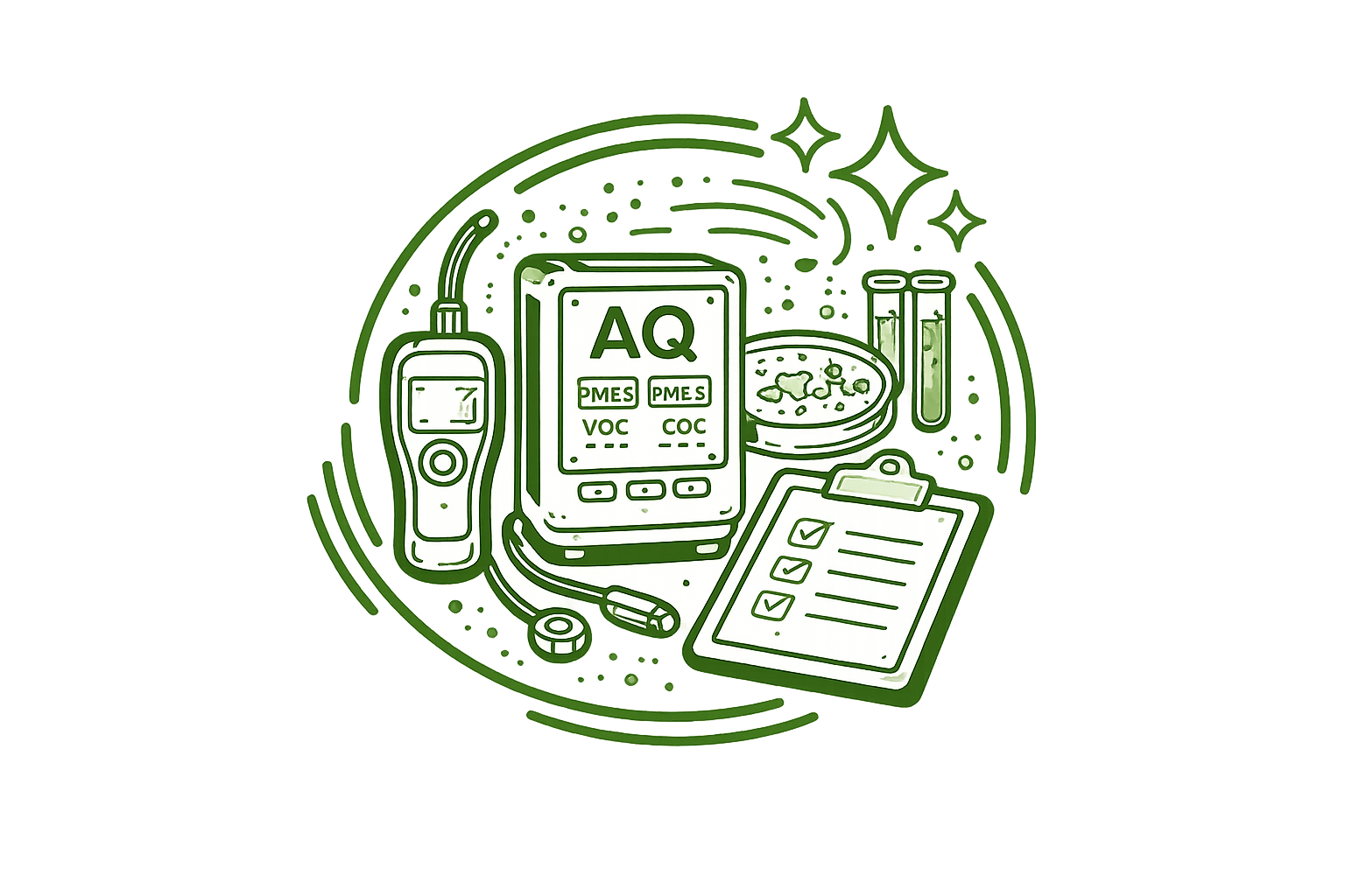 Industry leading equipment Air Quality Test